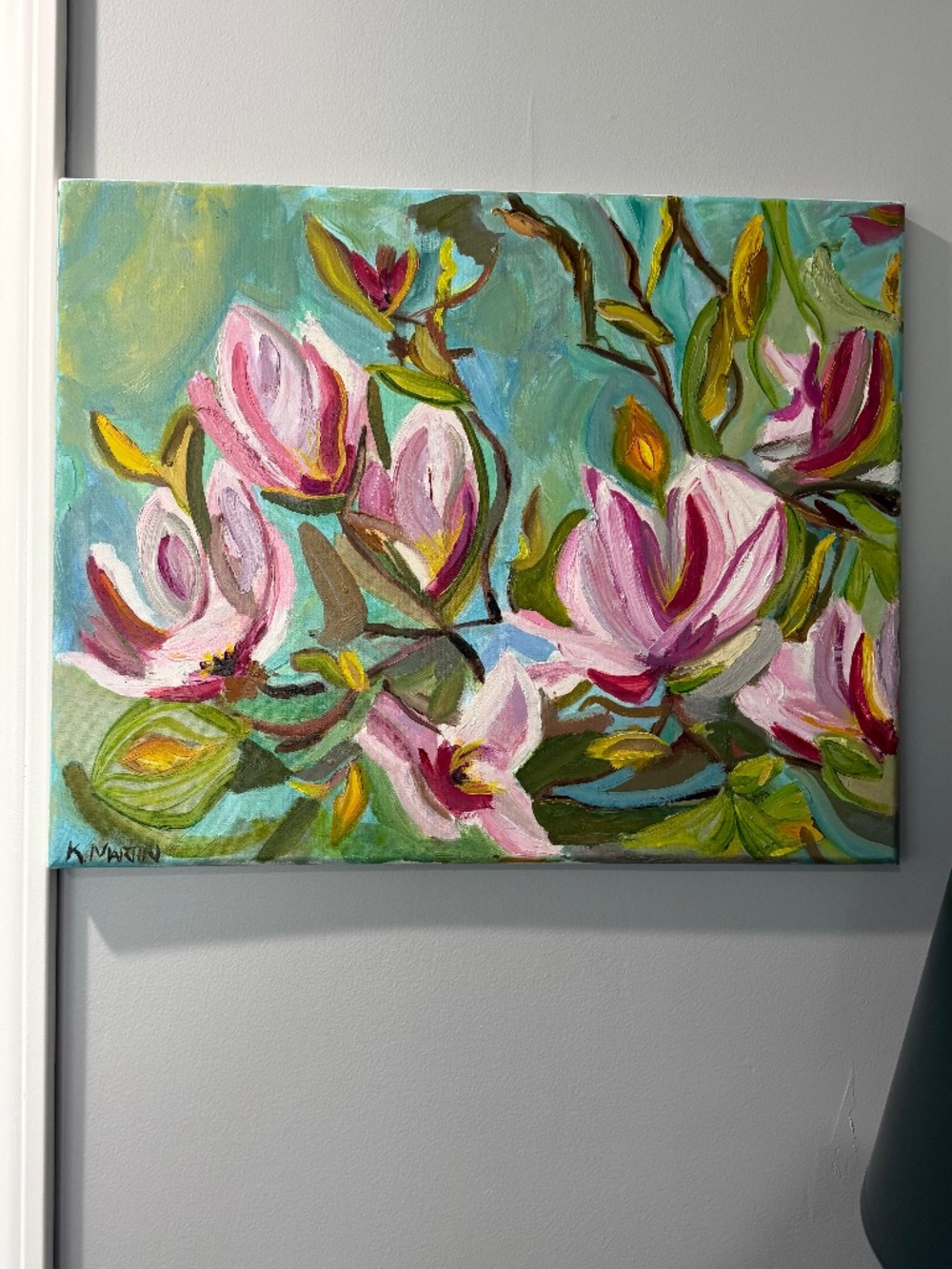 Oil Painting 16 X 20. Magnolia Mania